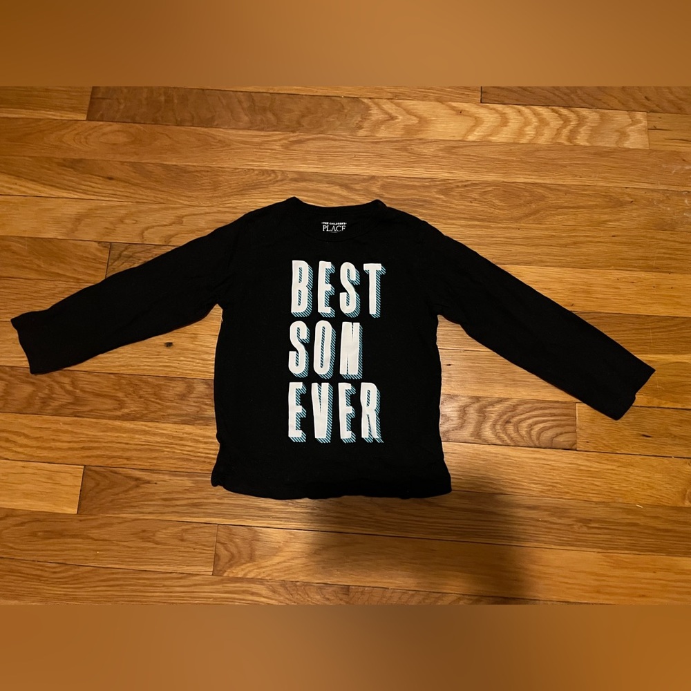 The Children's Place Black Long Sleeve Tee - Best Son Ever